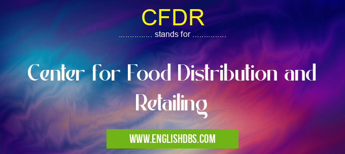 CFDR