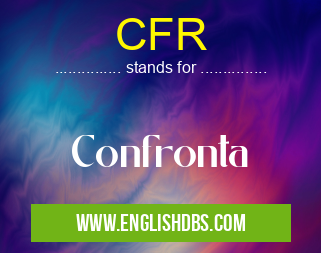 CFR means Confronta CFR
