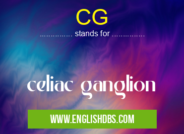 CG means celiac ganglion CG