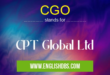 CGO means CPT Global Ltd CGO
