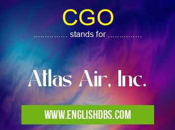 CGO means Atlas Air, Inc. CGO