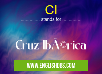 CI means Cruz Ibérica CI