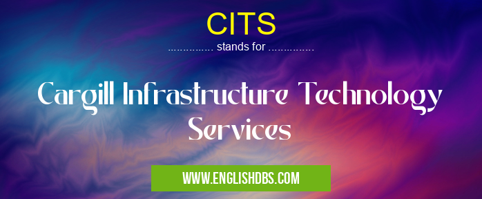 CITS means Cargill Infrastructure Technology Services CITS