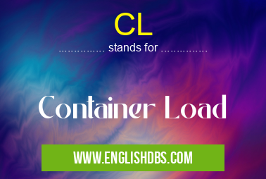 CL means Container Load CL