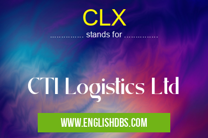CLX means CTI Logistics Ltd CLX
