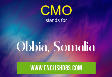 CMO means Obbia, Somalia CMO