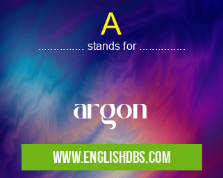 A means argon A