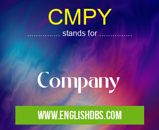 CMPY means Company CMPY