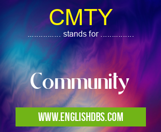 CMTY means Community CMTY