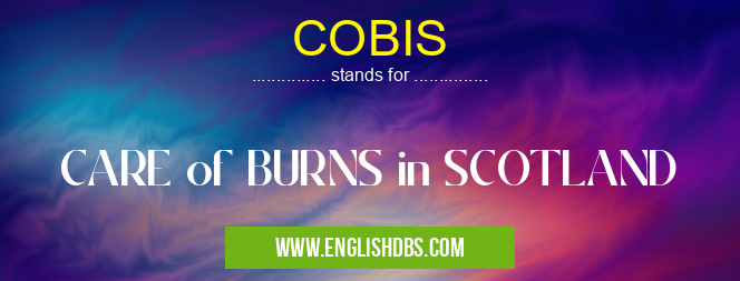 COBIS means CARE of BURNS in SCOTLAND COBIS