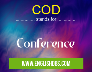 COD means Conference COD