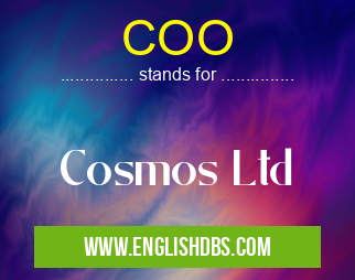 COO means Cosmos Ltd COO