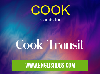 COOK means Cook Transit COOK