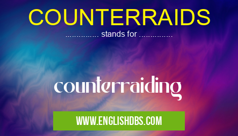 COUNTERRAIDS means counterraiding COUNTERRAIDS