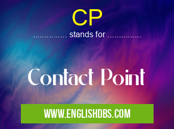 CP means Contact Point CP