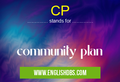 CP means community plan CP