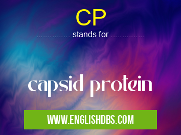 CP means capsid protein CP