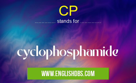 CP means cyclophosphamide CP