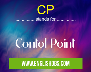 CP means Contol Point CP