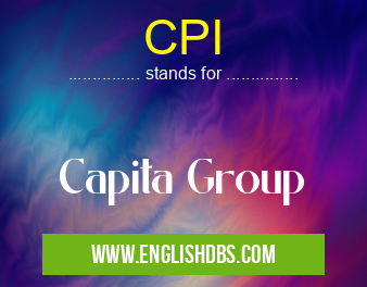 CPI means Capita Group CPI