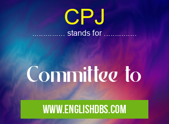 CPJ means Committee to CPJ