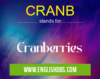 CRANB means Cranberries CRANB