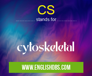 CS means cytoskeletal CS