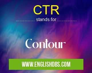 CTR means Contour CTR