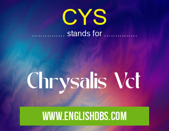 CYS means Chrysalis Vct CYS