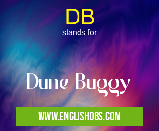 DB means Dune Buggy DB