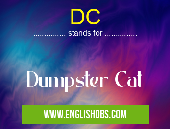 DC means Dumpster Cat DC