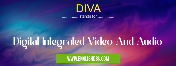 DIVA means Digital Integrated Video And Audio DIVA
