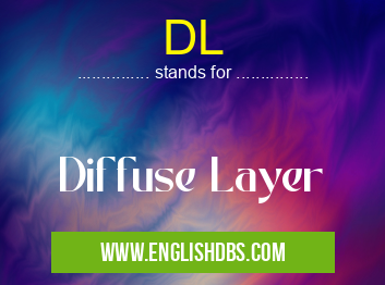 DL means Diffuse Layer DL