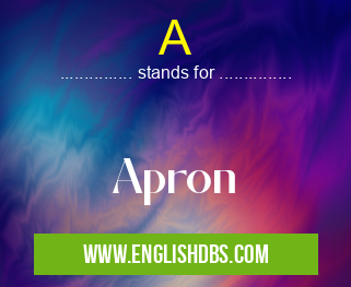 A means Apron A