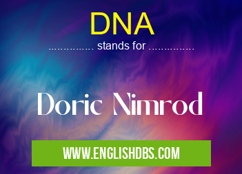 DNA means Doric Nimrod DNA