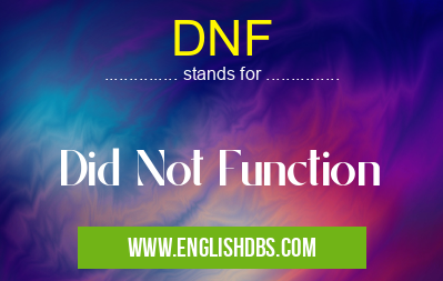 DNF