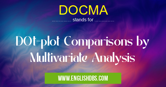 DOCMA means DOt-plot Comparisons by Multivariate Analysis DOCMA