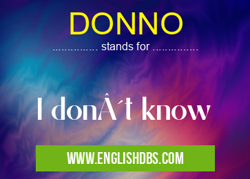 DONNO