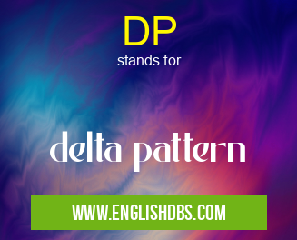 DP means delta pattern DP