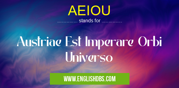 AEIOU