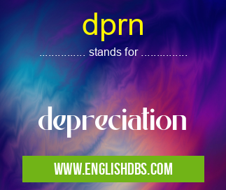 dprn means depreciation dprn