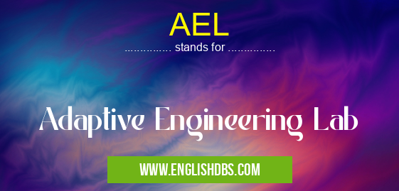 AEL means Adaptive Engineering Lab AEL