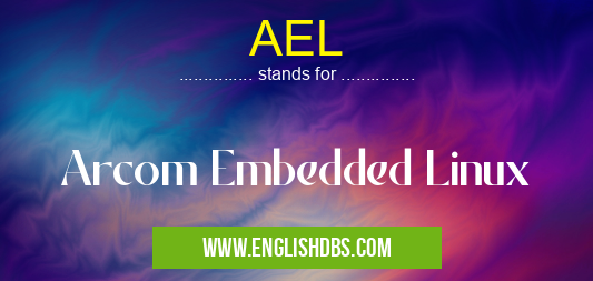 AEL means Arcom Embedded Linux AEL