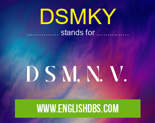 DSMKY means D S M, N. V. DSMKY