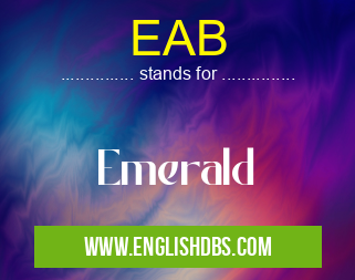 EAB means Emerald EAB