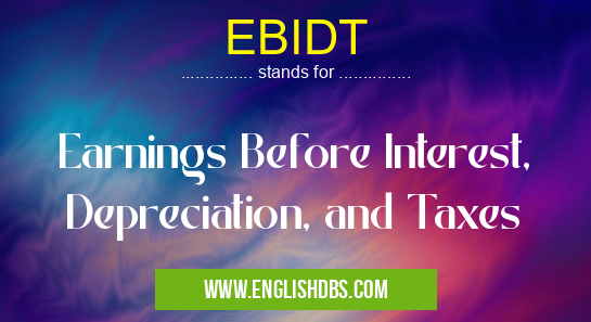 EBIDT