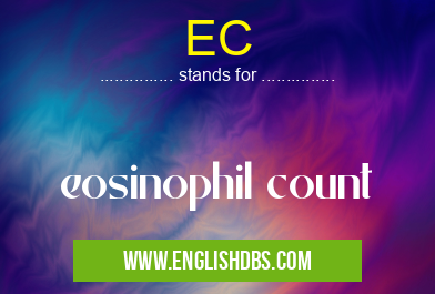 EC means eosinophil count EC