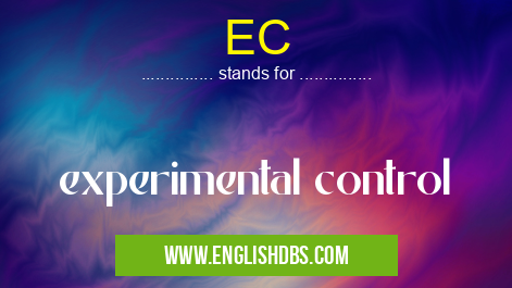 EC means experimental control EC
