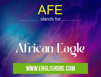 AFE means African Eagle AFE