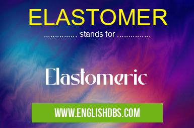 ELASTOMER means Elastomeric ELASTOMER
